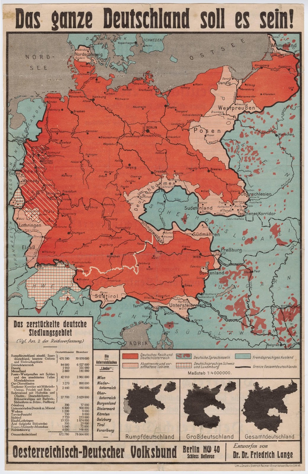 Landkartenblog: "Das ganze Deutschland soll es sein" - Propaganda von Landkartenblog: "Das ganze Deutschland soll es sein" - Propaganda von