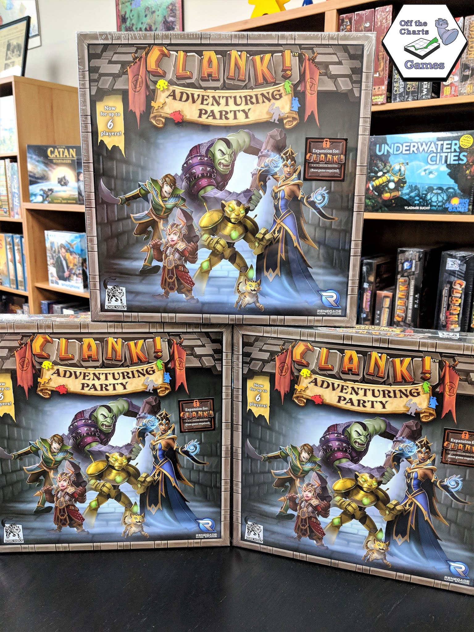 Board Game Store Eurogames Strategy Games Puzzles Off The Charts Games Game Arrival Clank Adventuring Party