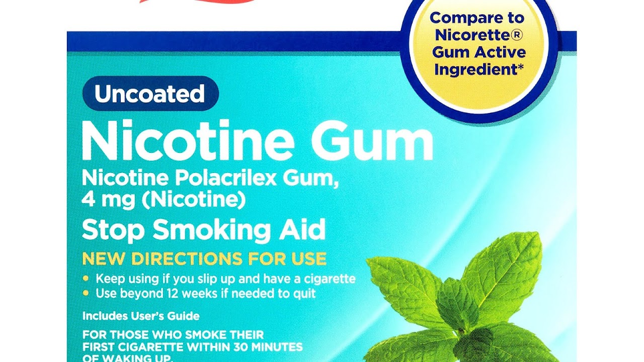 Nicotine Gum Side Effects Effect Choices