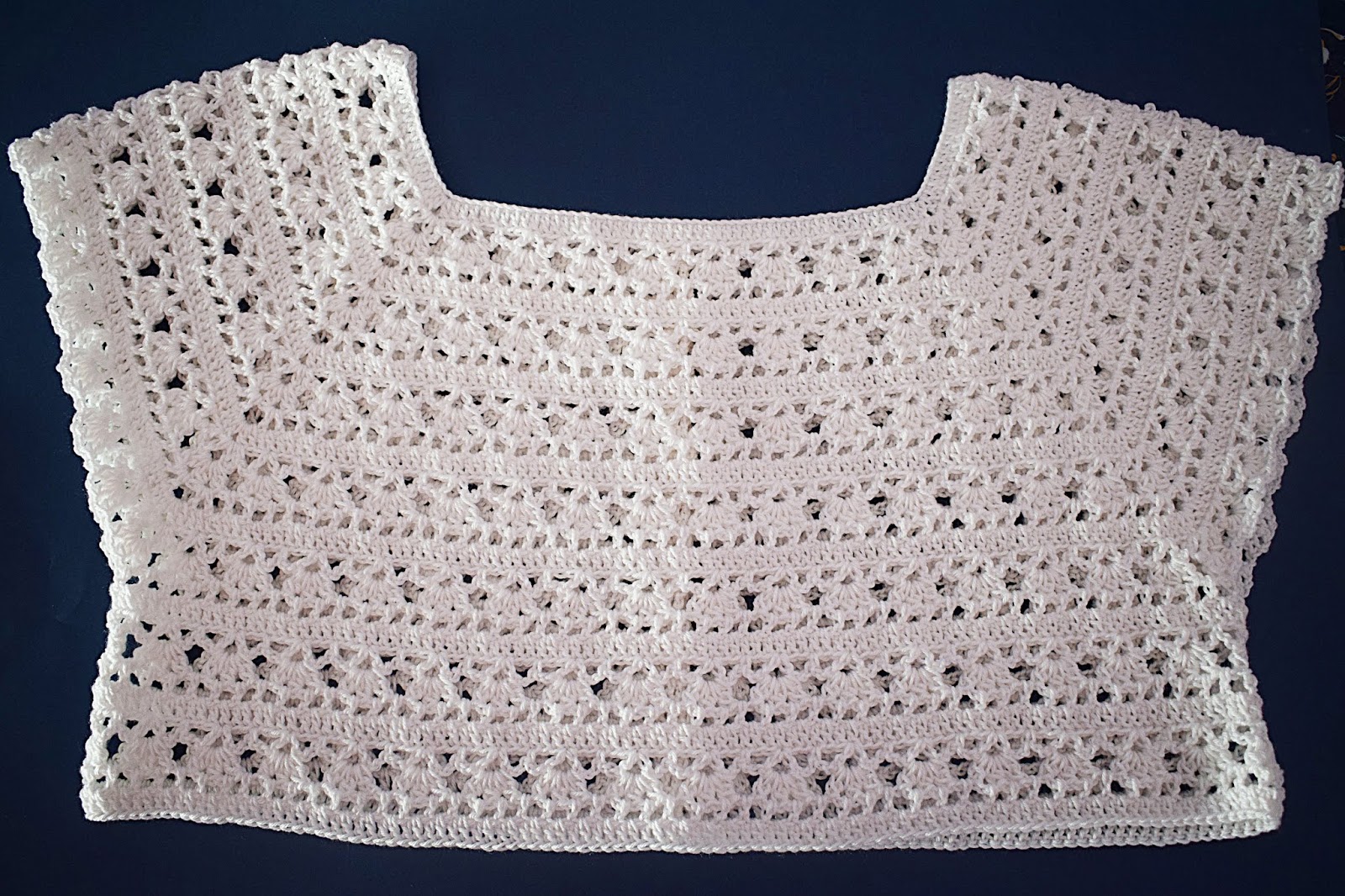Envío Persona con experiencia valores Canesú blanco de mujer a crochet