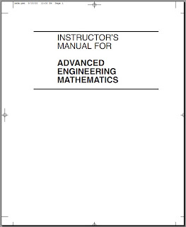 Hangout - Ebooks: INSTRUCTOR’S MANUAL FOR ADVANCED ENGINEERING MATHEMATICS