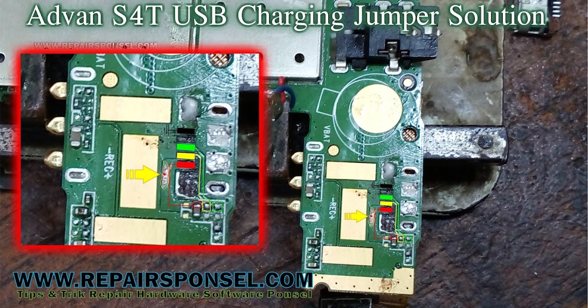 Advan S4T USB Charging Jumper Solution Repairs Ponsel