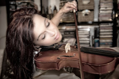 Tocando el Violín