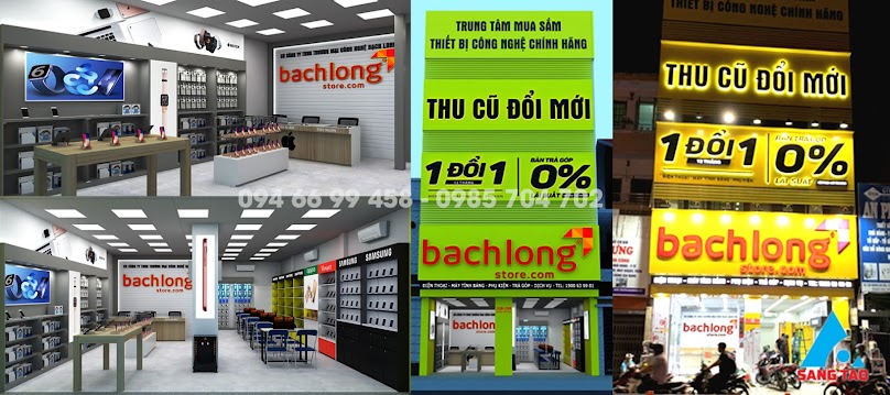 Thiết kế shop cửa hàng showroom điện thoại - Sangtaodecor