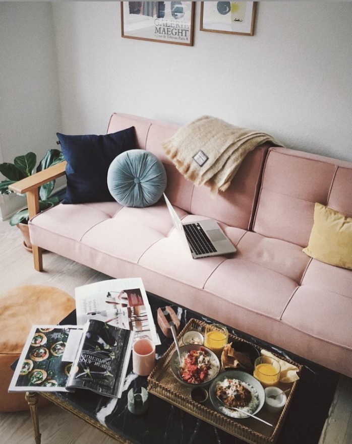An Art-Filled Apartment in Denmark- design addict mom