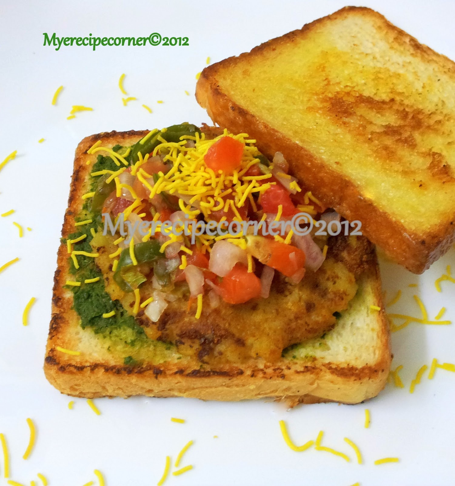 Mye's Kitchen Aloo Masala Sandwich