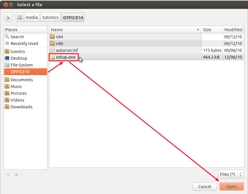 Easily install Microsoft Office in Ubuntu Tutonics