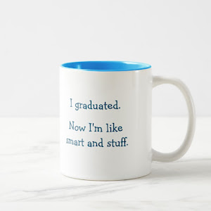Funny Graduation Quote Smart Graduate Humor Two-Tone Coffee Mug