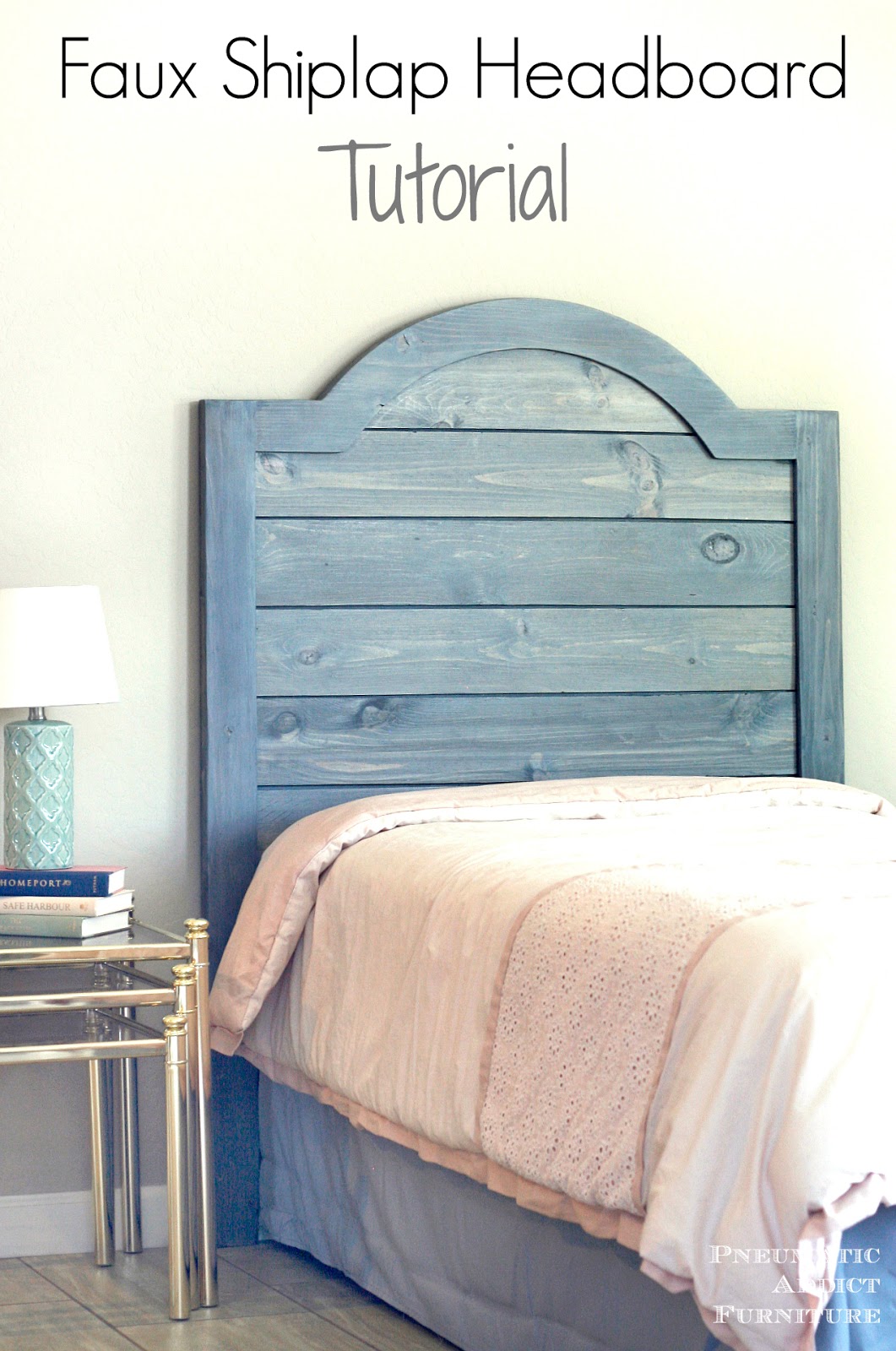 Shiplap 2024 headboard diy
