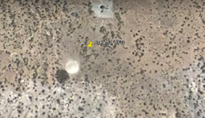 Nevada UFO caught on Google Maps is proof we are not alone.