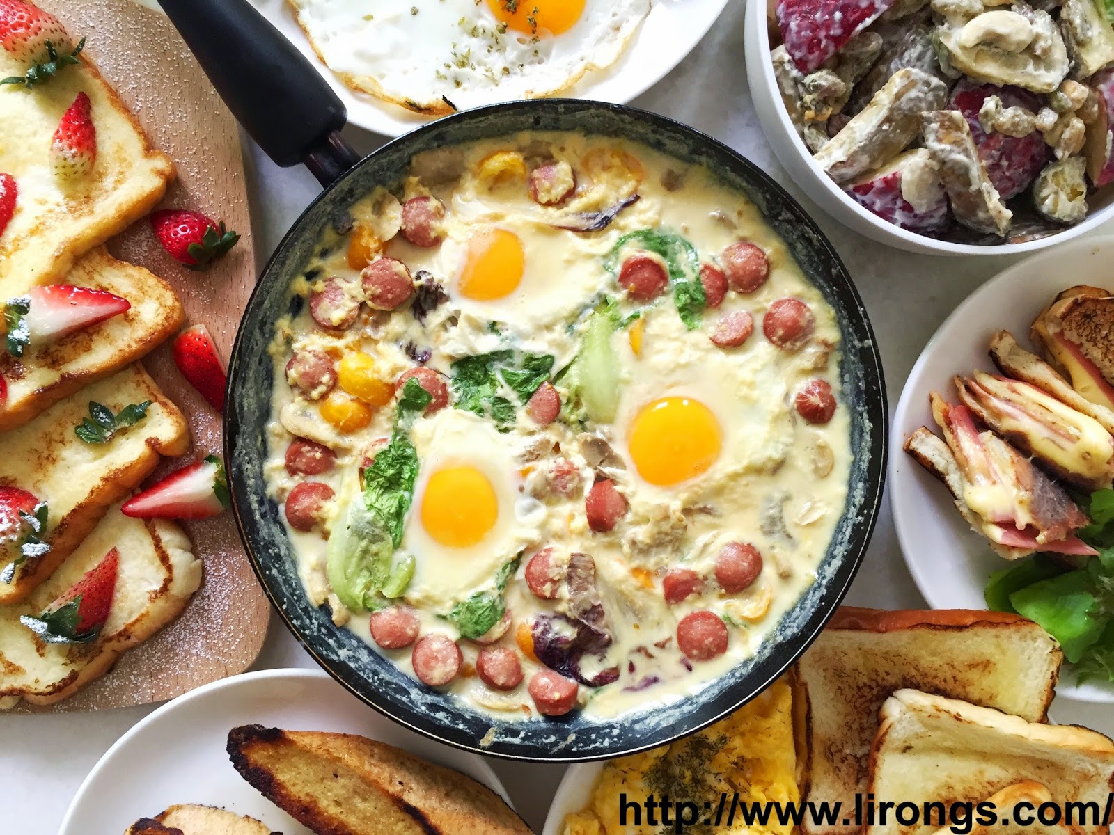 Lirong | A singapore food and lifestyle blog: Recipe: Cheesy Baked Eggs