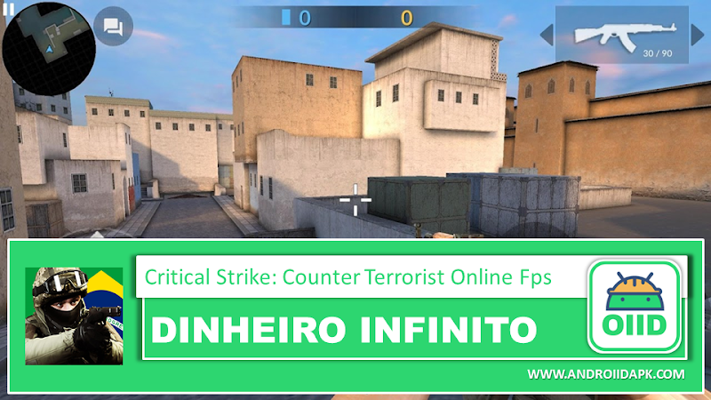 Critical Strike CS: Counter Terrorist Online FPS v7.88 – APK MOD HACK – Dinheiro Infinito