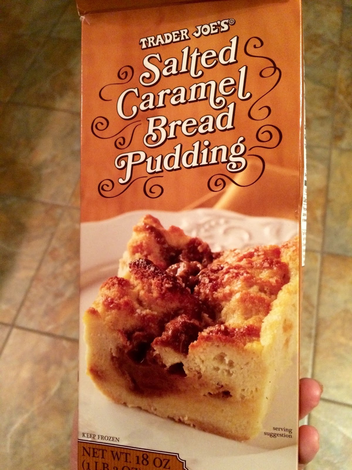 Genuine Mamas: Salted Caramel Bread Pudding (Trader Joe's)