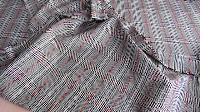 Tela estampado cuadros Príncipe de Gales