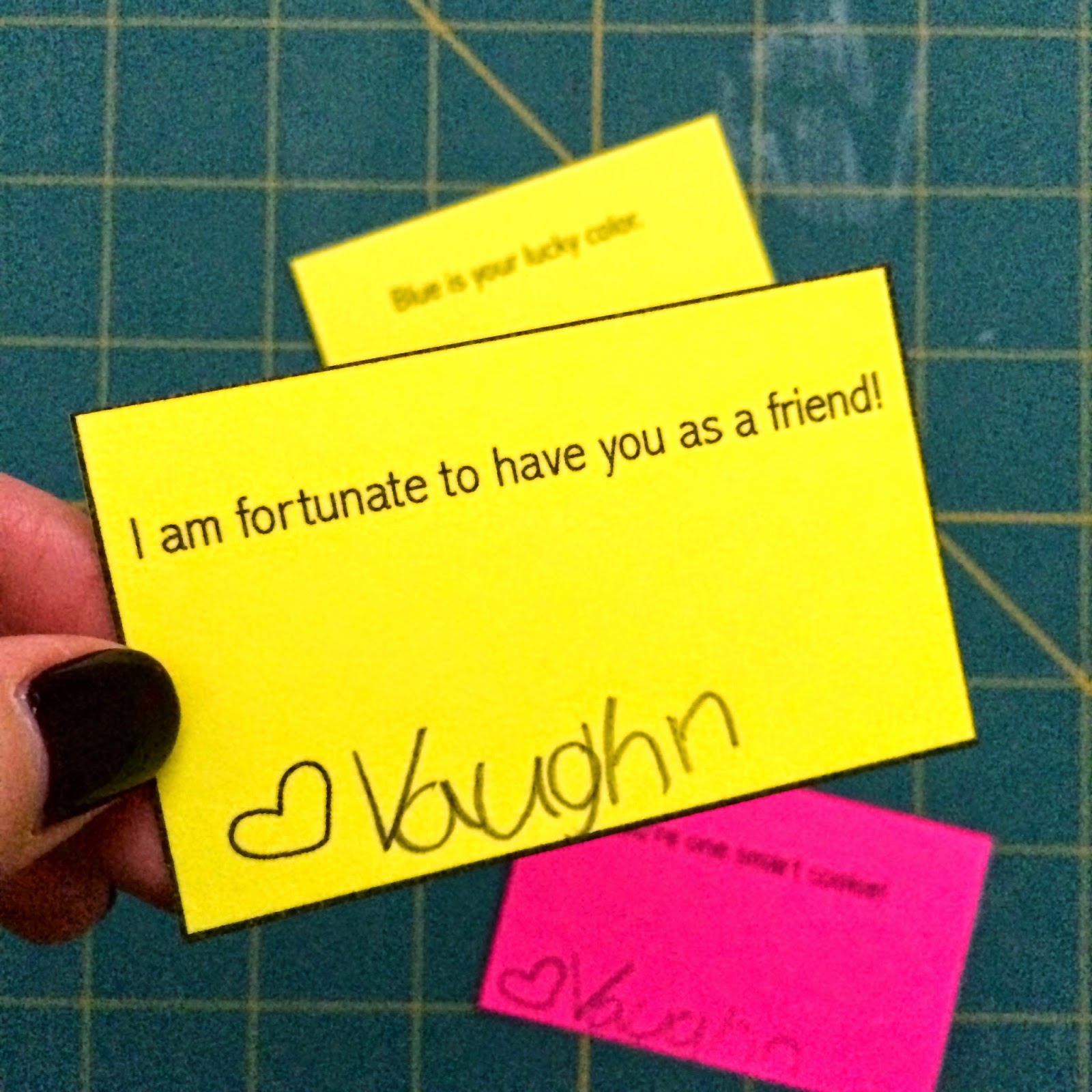 Fortune Cookie Eraser Valentines with Free Printable Charisa Darling