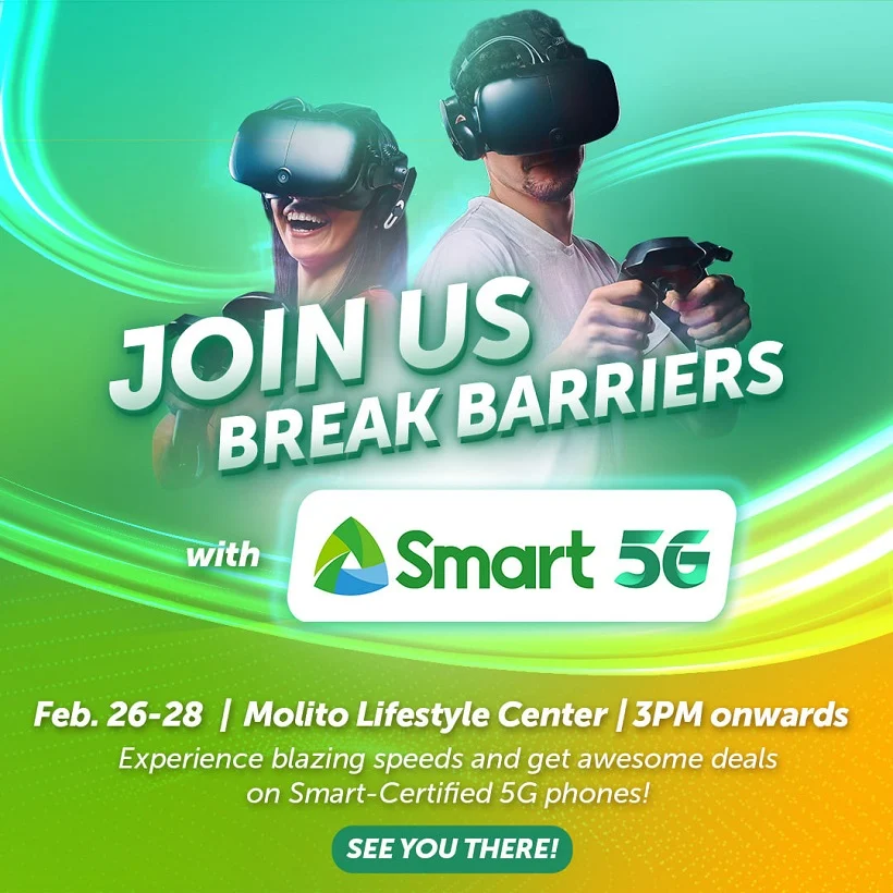 Smart to open 5G Experiential Zone in Molito, Alabang on Feb. 26 to 28