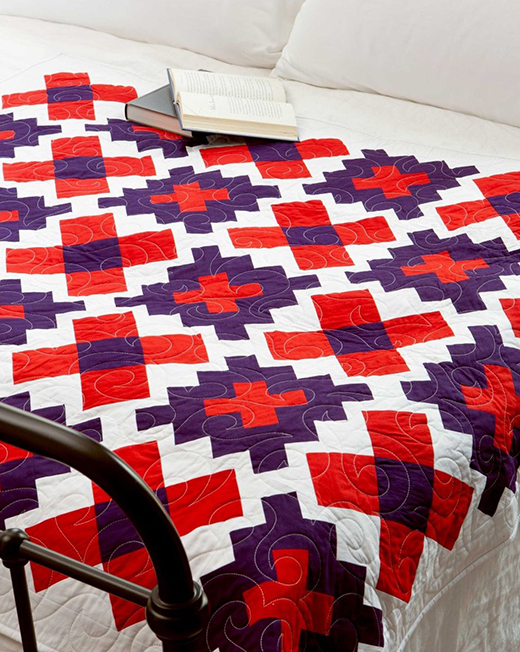 Quilting Land Chimney Sweep Throw Quilt