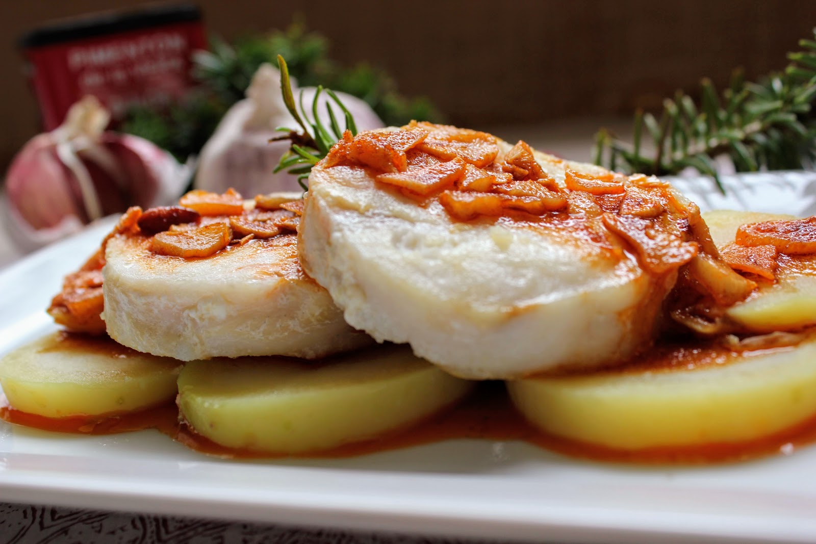 Medallones de Merluza a la Gallega - Cocinando con las Chachas