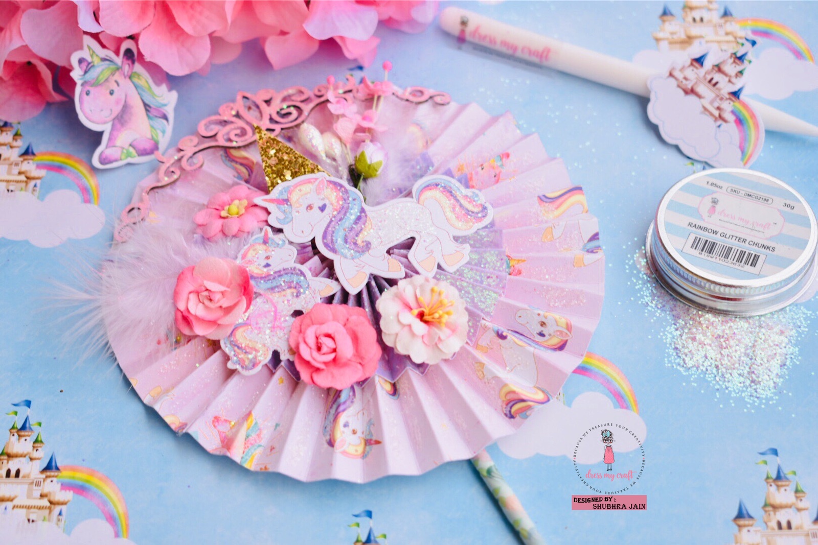 Dress My Craft Magical Wand And A Pop Up Card Tutorial