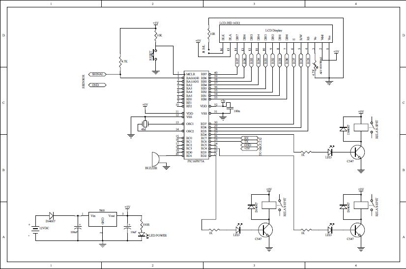 Eye Blink Sensor Circuit Diagram