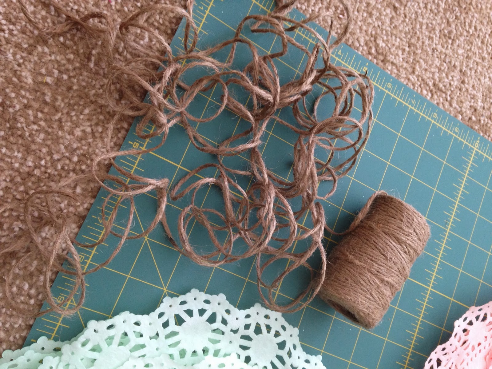 Librarian on Display Crafts How to Dye Doilies