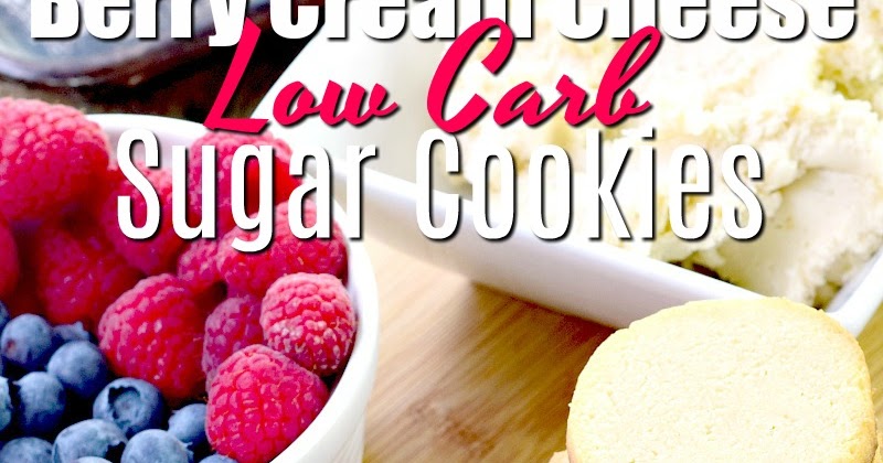 Low Carb Berry Cream Cheese Sugar Cookies