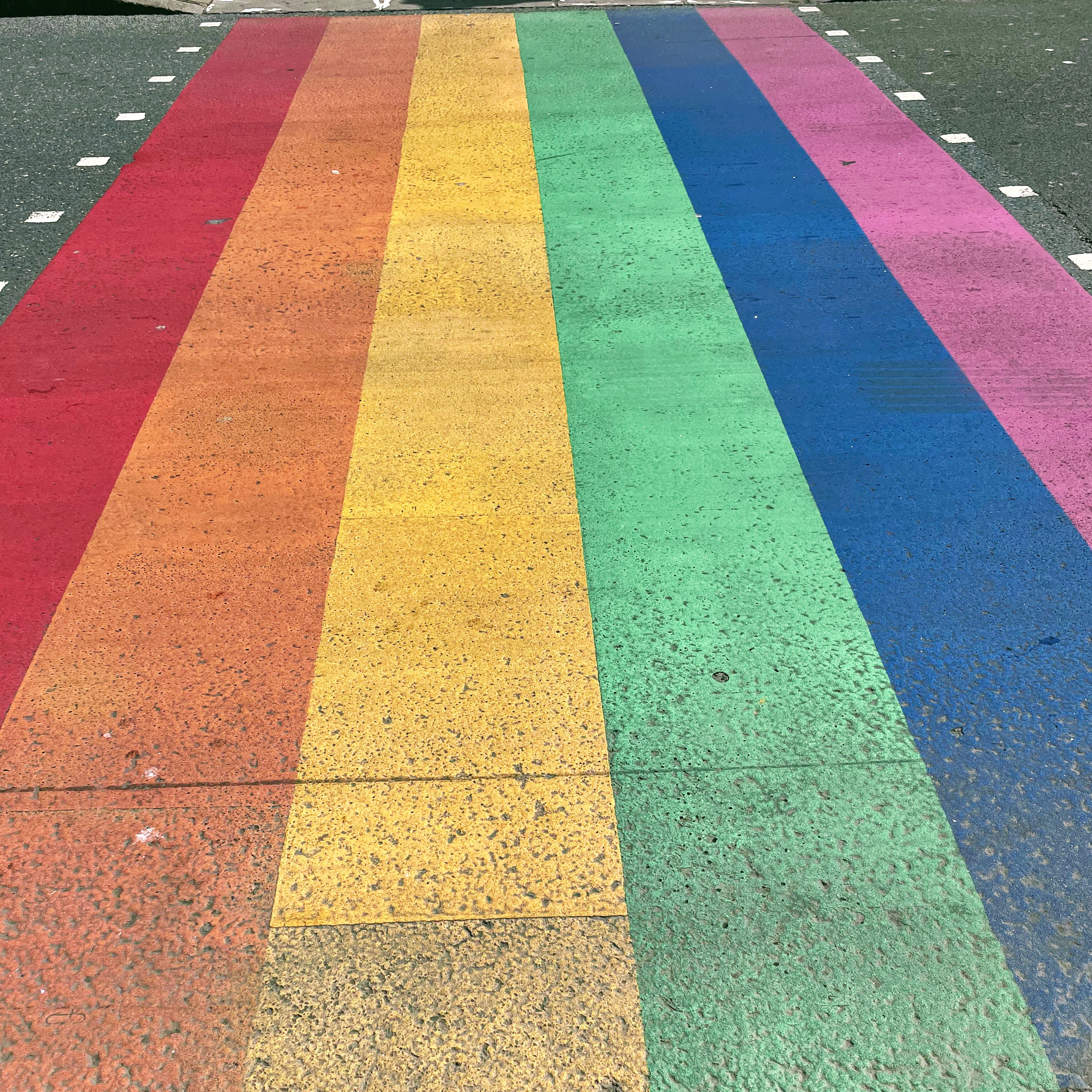 Rainbow Crossing In Camden London, UK Travel