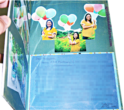 Monthsary Letter Monthsary Letter