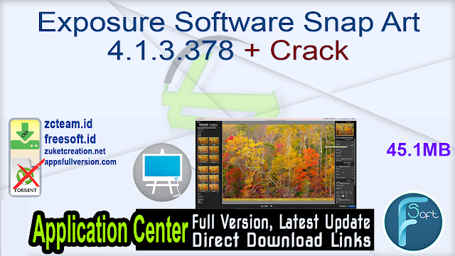 Exposure Software Snap Art 4.1.3.378 + Crack_ ZcTeam.id