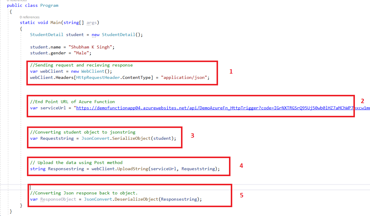 SHREWAYS: Call Azure Function using Console Application – Part 4