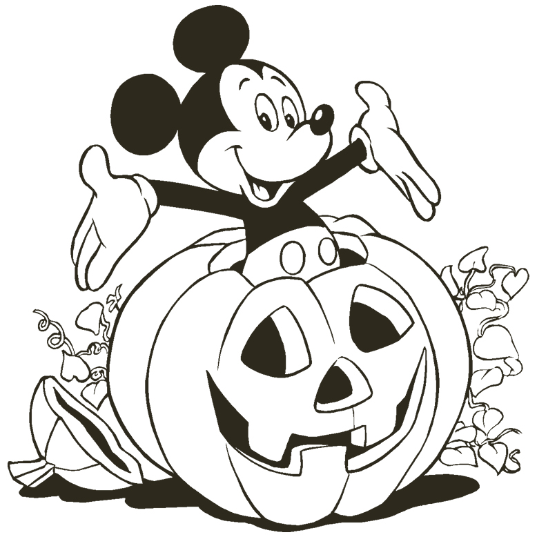 halloween coloring book pages print - photo #1