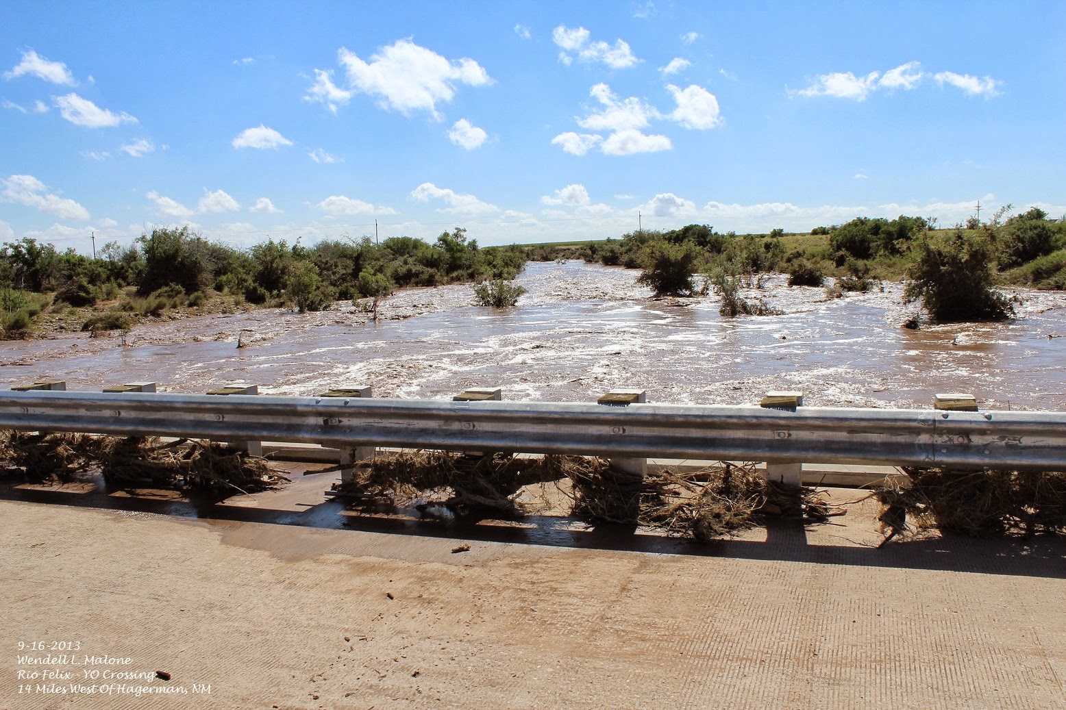 Flash Flooding On The Rio Felix...Sept 12th Sept 18th.