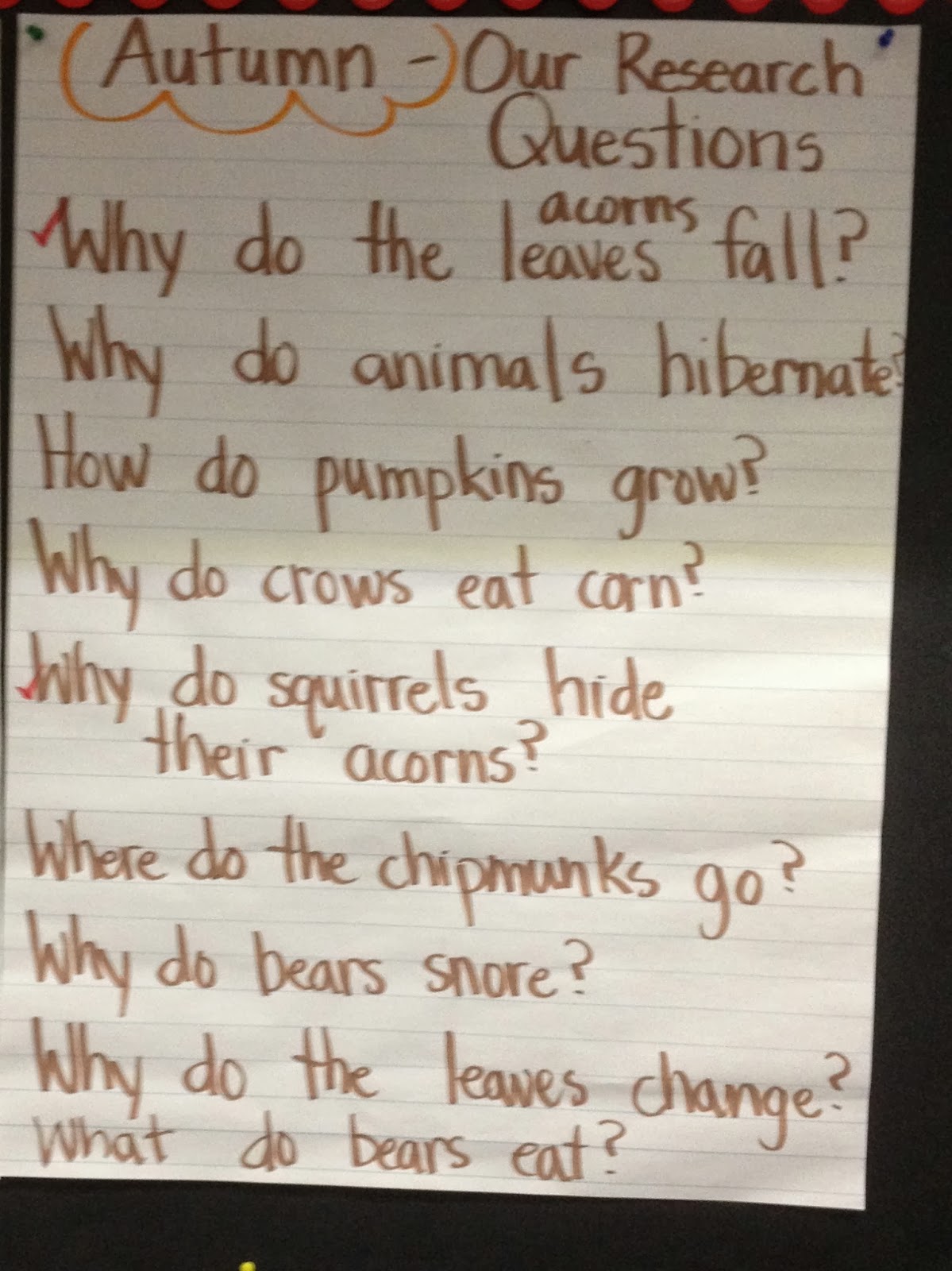 Smart Kids: Fall and Songs in Room 301