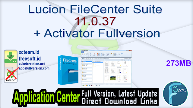 Lucion FileCenter Suite 11.0.37 + Activator Fullversion