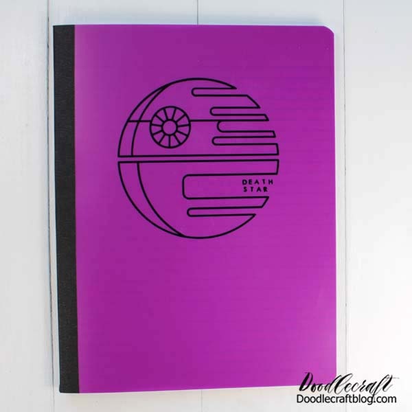 Star Wars Notebooks with Cricut Maker