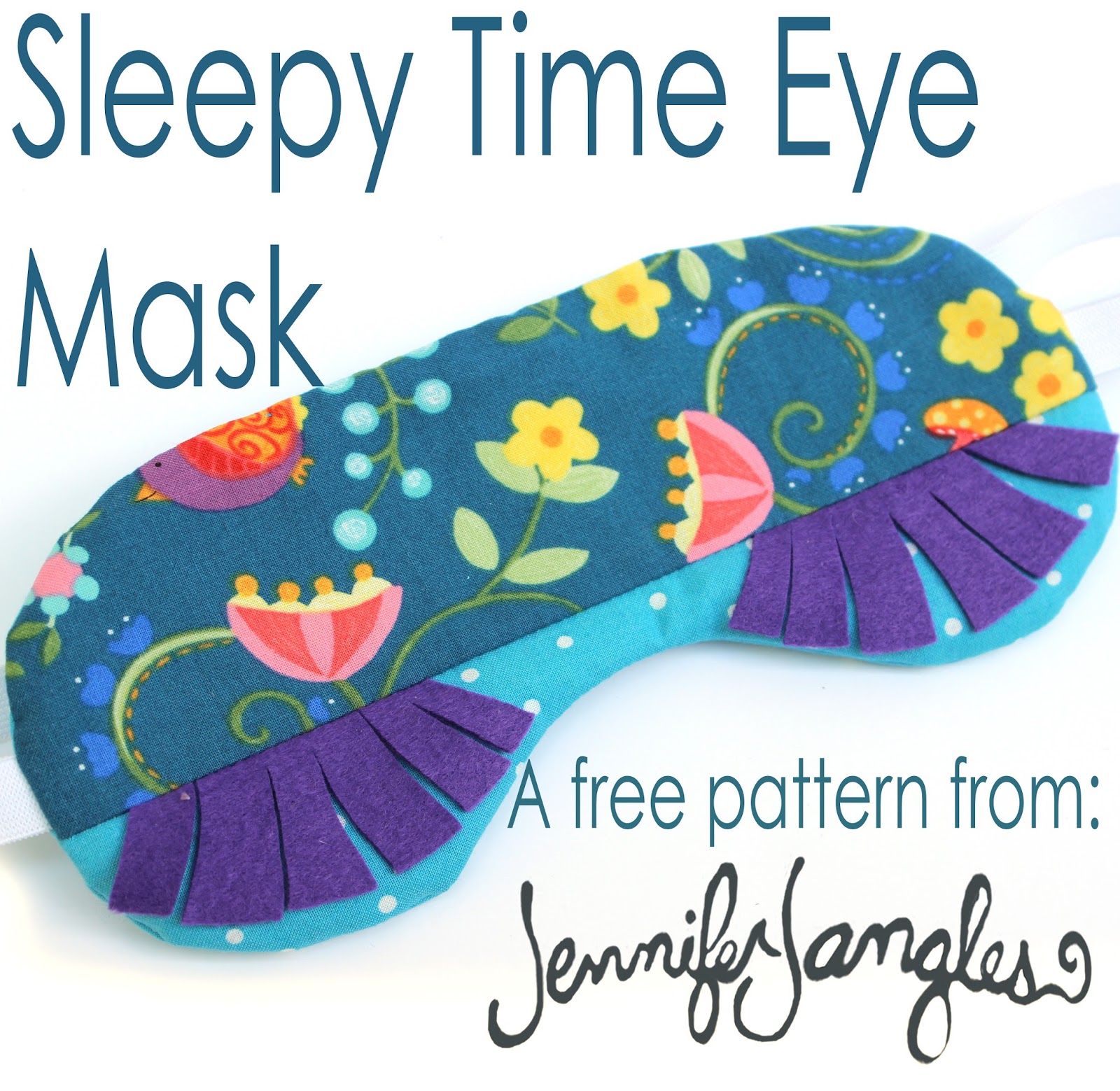 Jennifer Jangles Blog DIY Sleep Mask