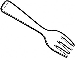Fork Coloring Pages