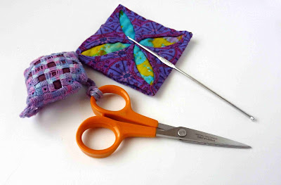 Knitting Tools Scissors needle case and crochet hook