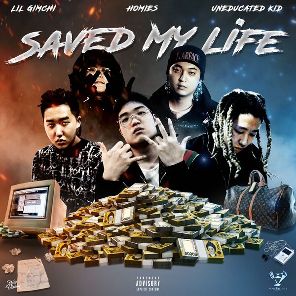 UNEDUCATED KID, Homies, LIL GIMCHI – SAVED MY LIFE – Single