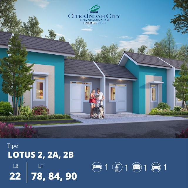 Cluster Bukit LOTUS Citra Indah City - Harga mulai 215 jt an