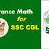 Advance Maths Questions for SSC CGL Set 1