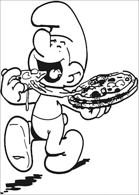 Smurf Coloring Pages