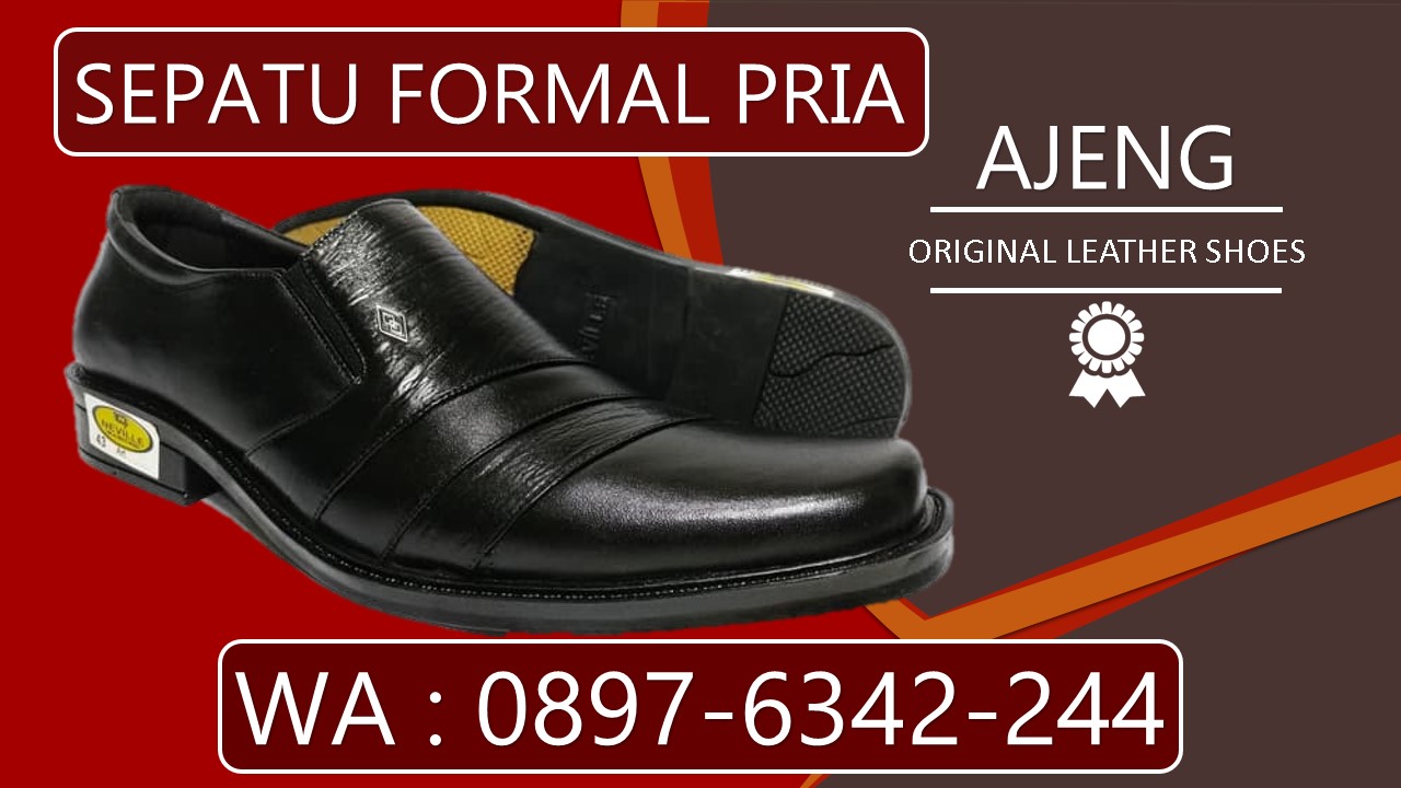 Sepatu Kulit Asli Murah 089-763-422-44: WA: 0897-6342-244, Sepatu