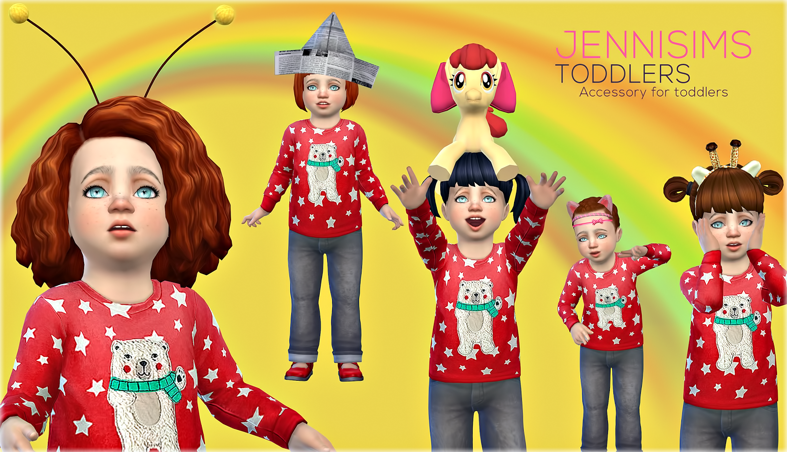 Downloads Sims 4accessories Setstoddlers5accvol4 Jennisims