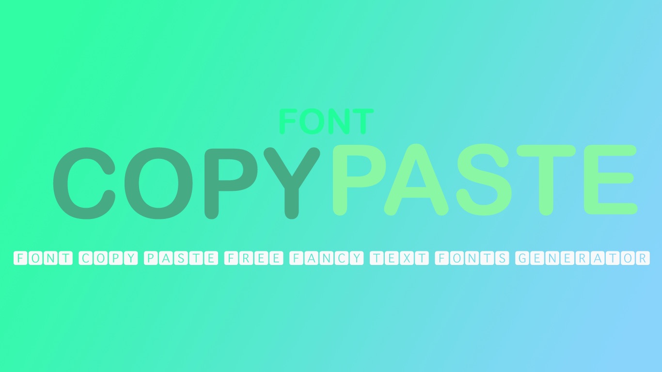 Font Copy and Paste #𝟙 ⚡(☉̃ₒ☉) ⭐ 𝐹𝒶𝓃𝒸𝓎 Text Fonts