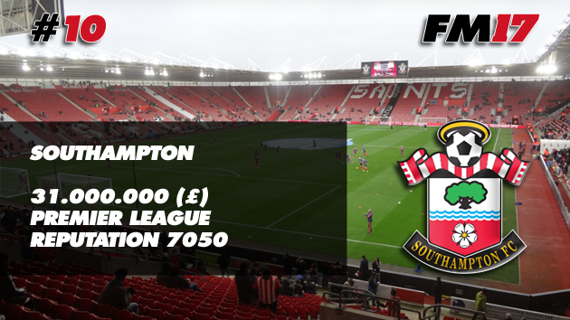 Football Manager 2017 Southampton Transfer Budget