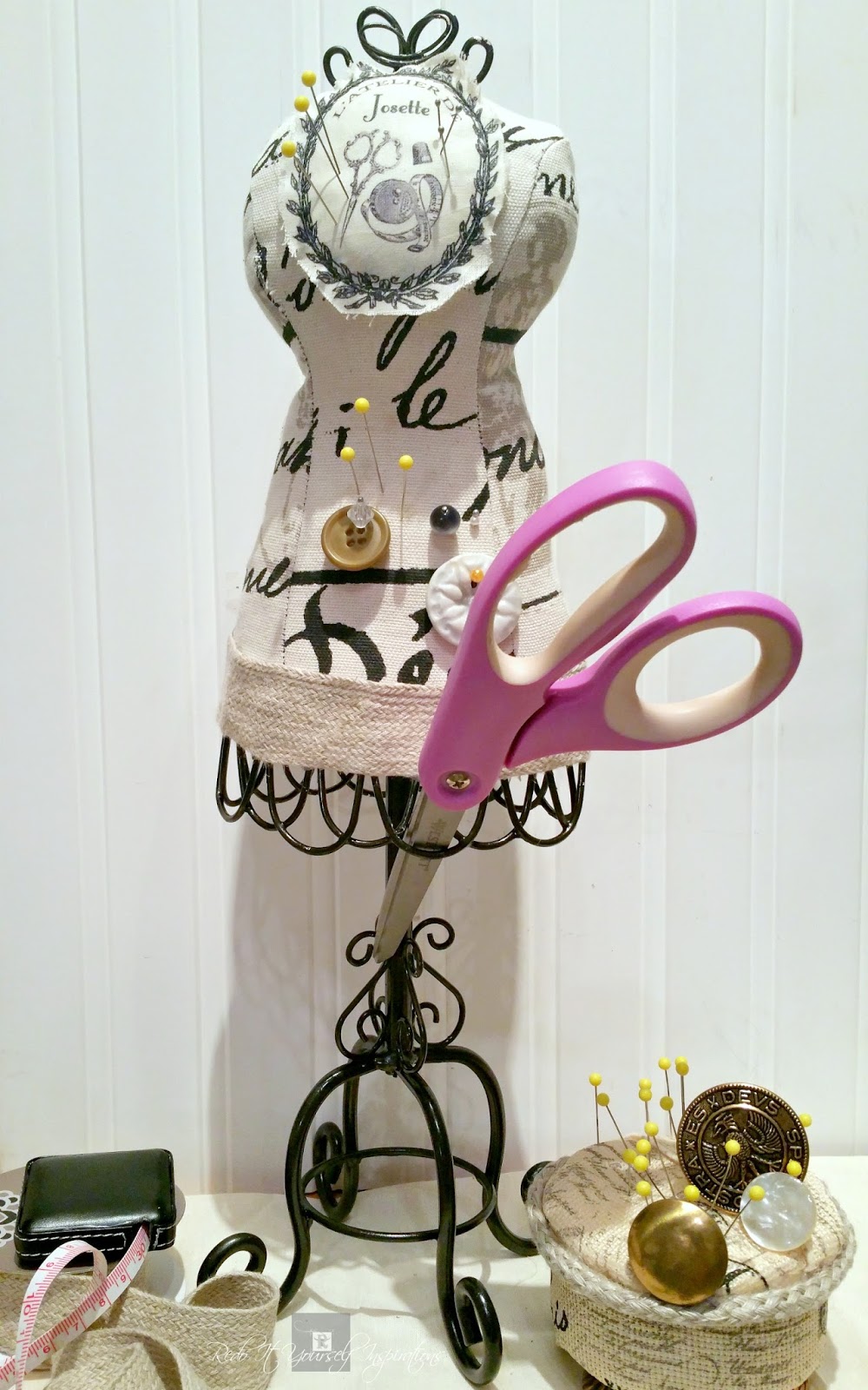 Easy DIY Dress Form Pin Cushion Redo It Yourself Inspirations Easy