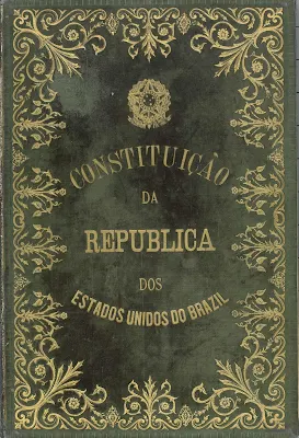 Capa da 1ª Constituição da República
