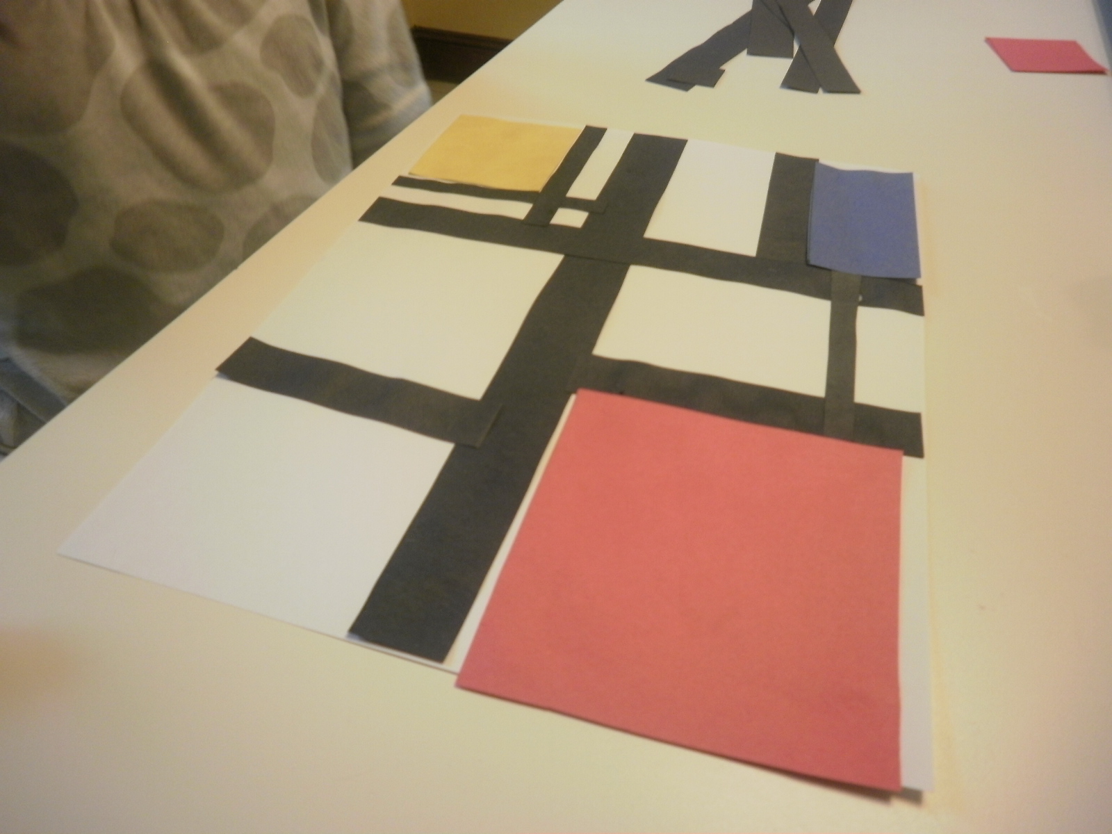 World Adventures: 2nd grade art lesson - Piet Mondrian