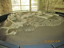 Model of Megiddo, the prophesied site of Armeggeddon (Israel)